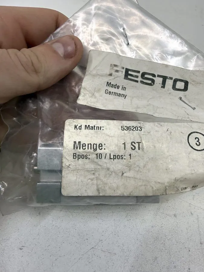 Пневмоцилиндр Festo ADN-12-20-I-P-A-S11 Compact Air Cylinder 12mm Bore 20mm Stro