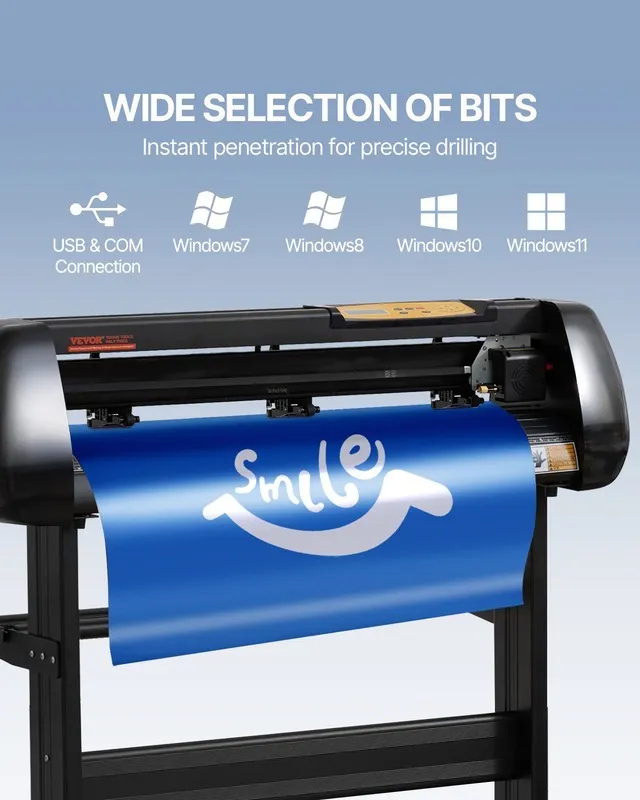Режущий плоттер VEVOR Vinyl Cutter Machine Cutting Plotter 28inch Bundle SignMas — фото лота 2