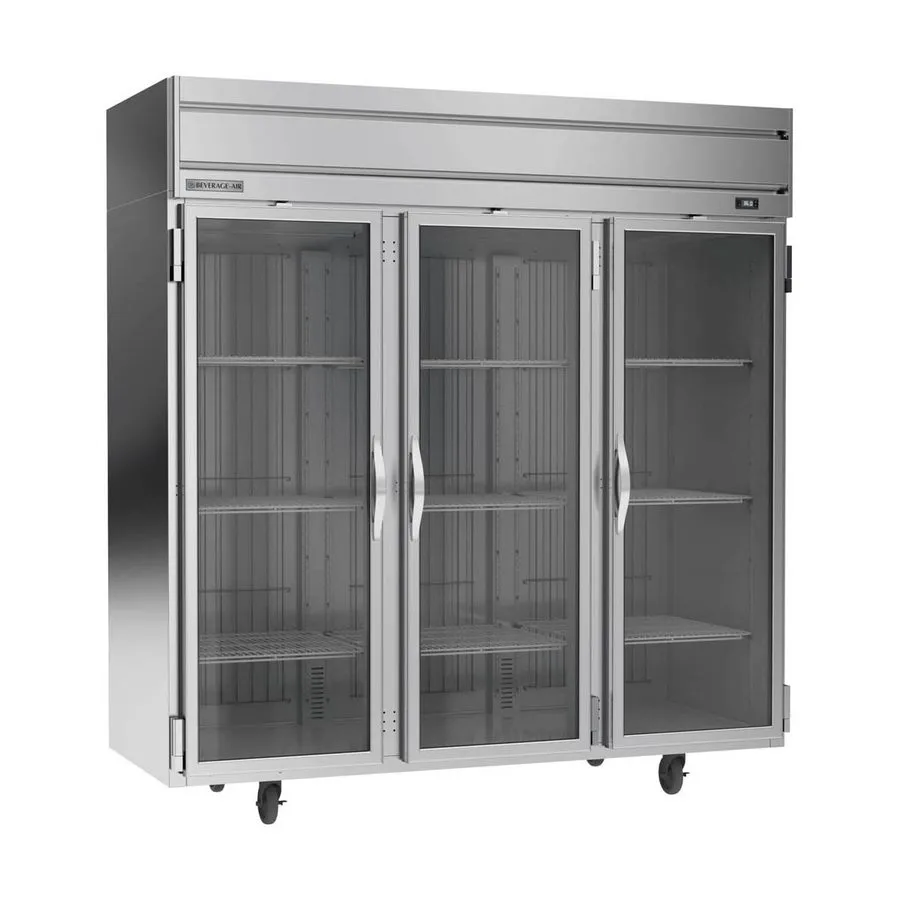 Холодильный шкаф Beverage Air HRP3HC-1G 78" 3-Section Reach-In Refrigerator w/ 3 — фото лота 1