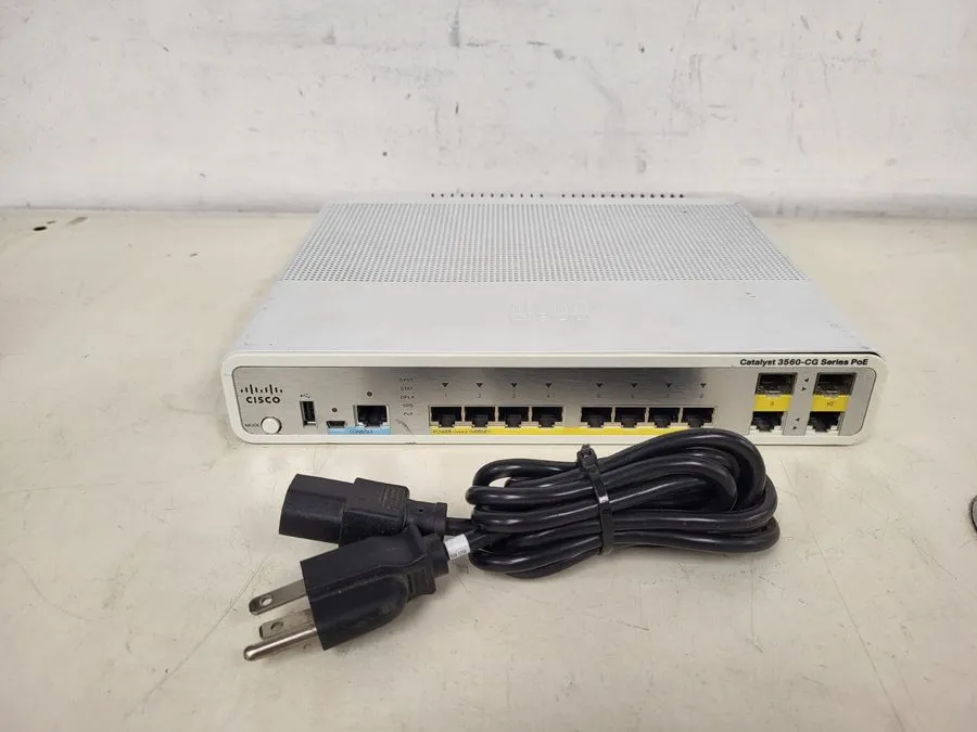 Коммутатор Cisco Catalyst WS-C3560CG- -S 8-Port PoE Gigabit Managed Switch
