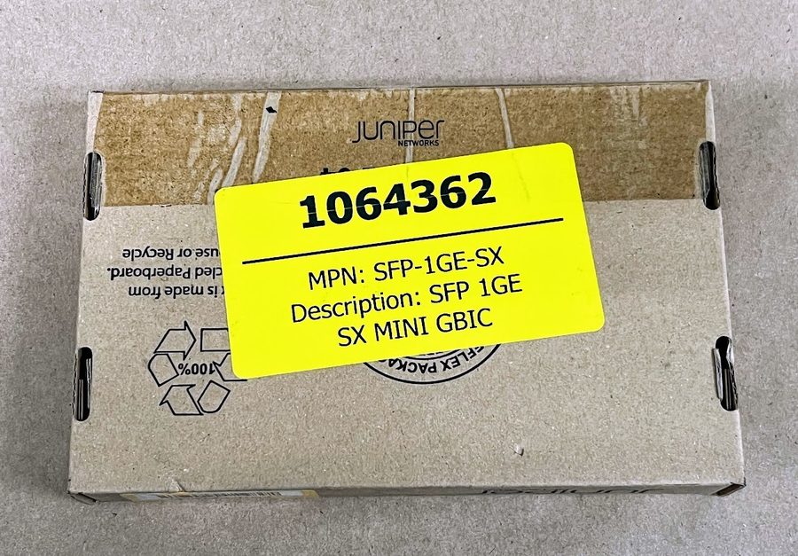 Трансивер Juniper SFP-1GE-SX 1000Base-SX LC Duplex MMF Transceiver 740-031851