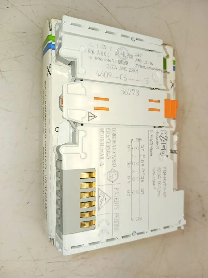 Модуль ввода-вывода WAGO INPUT MODULE 8 CHANNEL INTELLIGRATED 753-431 / 23196400