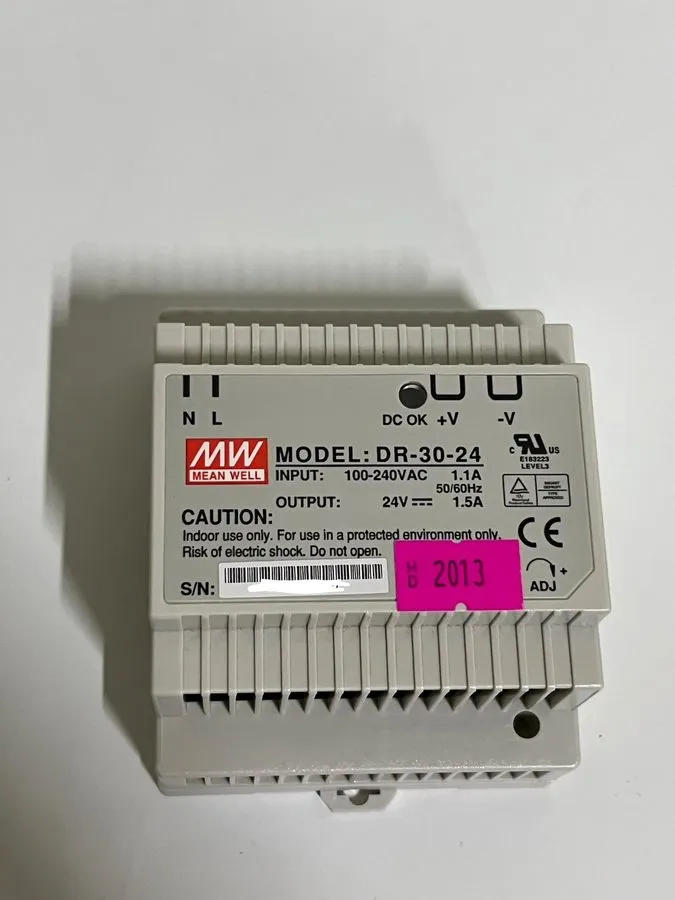 Блок питания MIWE DR-30-24 DIN Rail Power Supply 24V DC 30W Switching Industrial