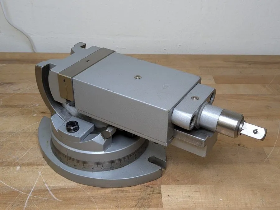 Оборудование ЧПУ Precision 2-Axis Machine Vise w/ Swivel Base 4" Jaw Width 4" Op