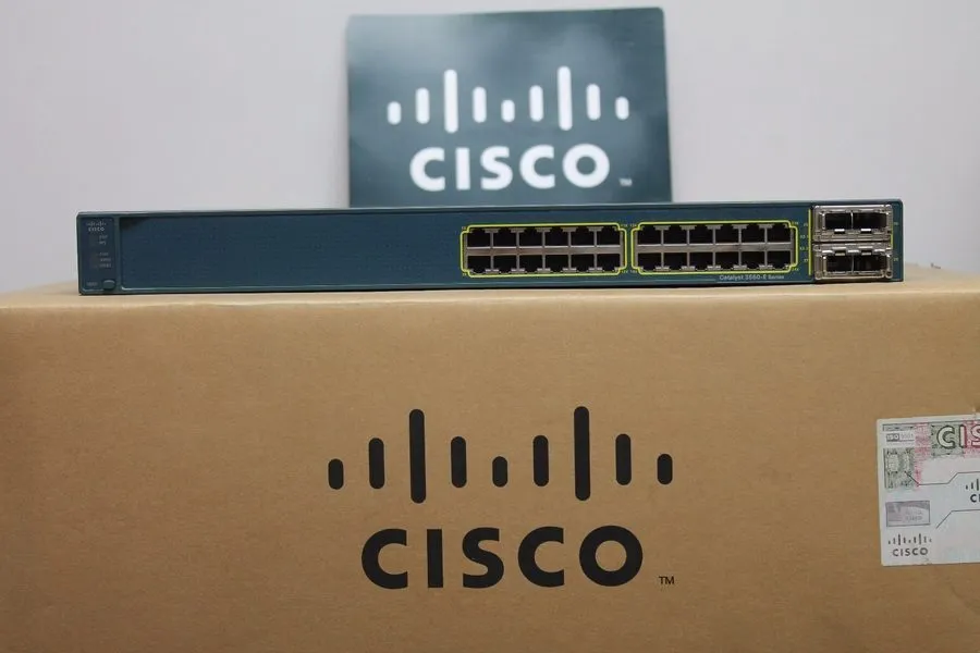 Коммутатор CISCO WS-C3560E-24TD-S 24 Port GE 2x 10GE (X2) IPB Image Switch