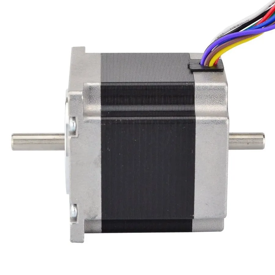 Шаговый двигатель Dual Shaft Nema 23 Stepper Motor 1.26Nm 179oz.in 8 Wires CNC M — фото лота 1