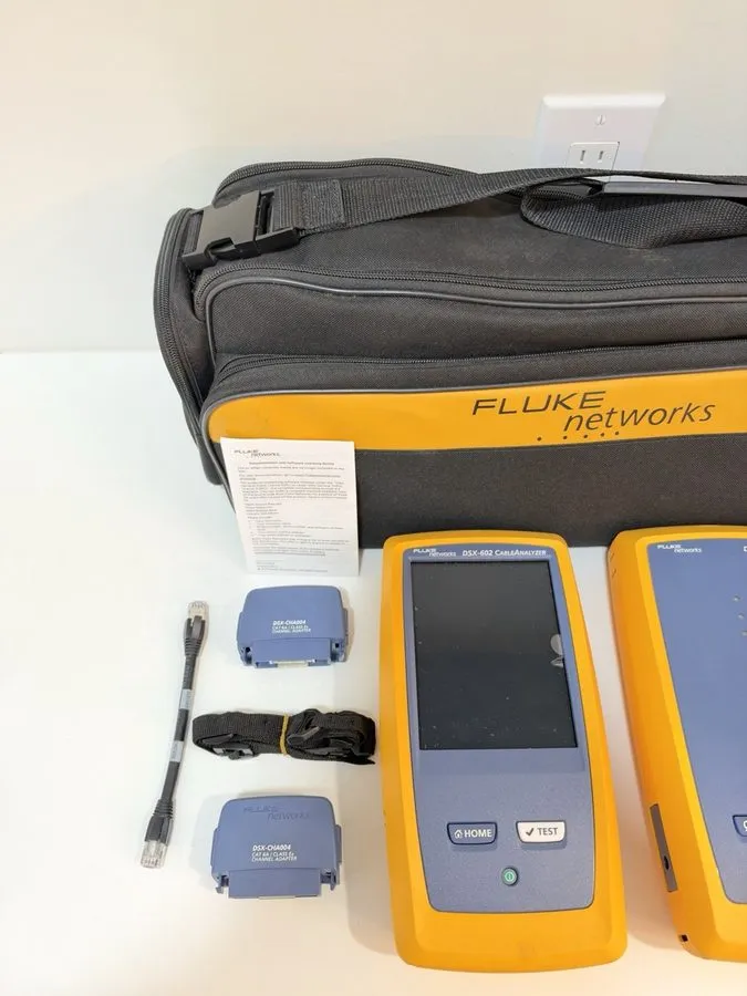 Анализатор FLUKE NETWORKS DSX-602 PRO 500MHZ CABLE ANALYZER V2 W/ WIFI — фото лота 2