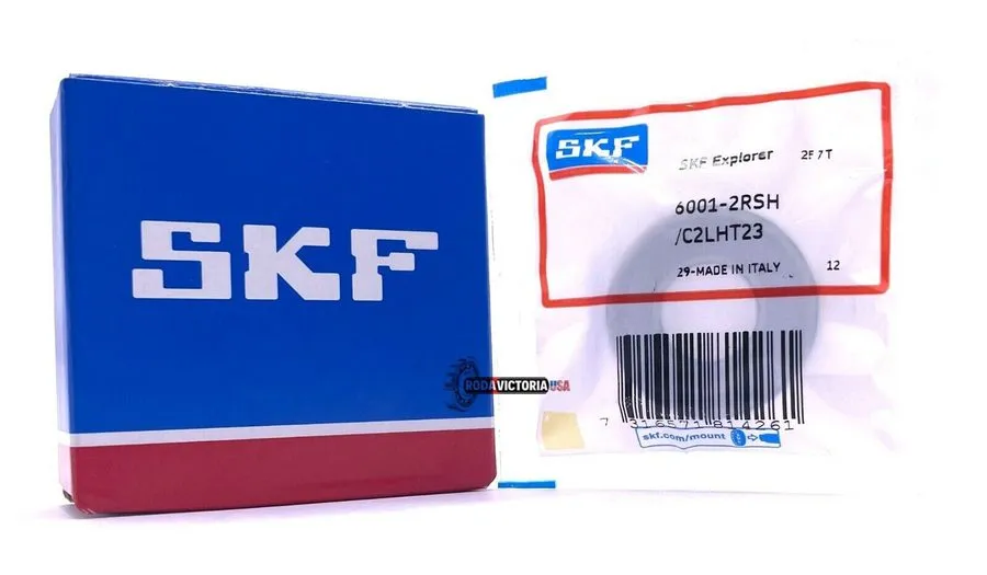 Подшипник SKF 6001-2RSH/LHT23 Radial/Deep Groove Ball Bearing Round Bore, 12 mm  — фото лота 2