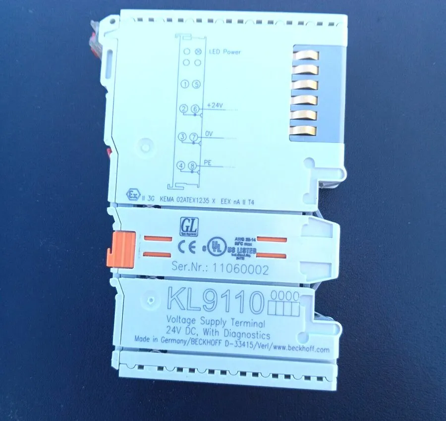 Модуль ввода-вывода Beckhoff KL9110 24 VDC Voltage Supply Terminal