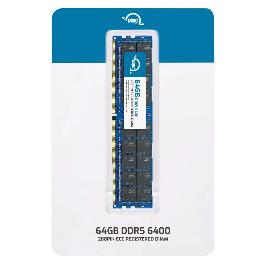 Сервер OWC 64GB Memory RAM Compat with Lenovo ThinkSystem (5th Gen EPYC) SR665 V