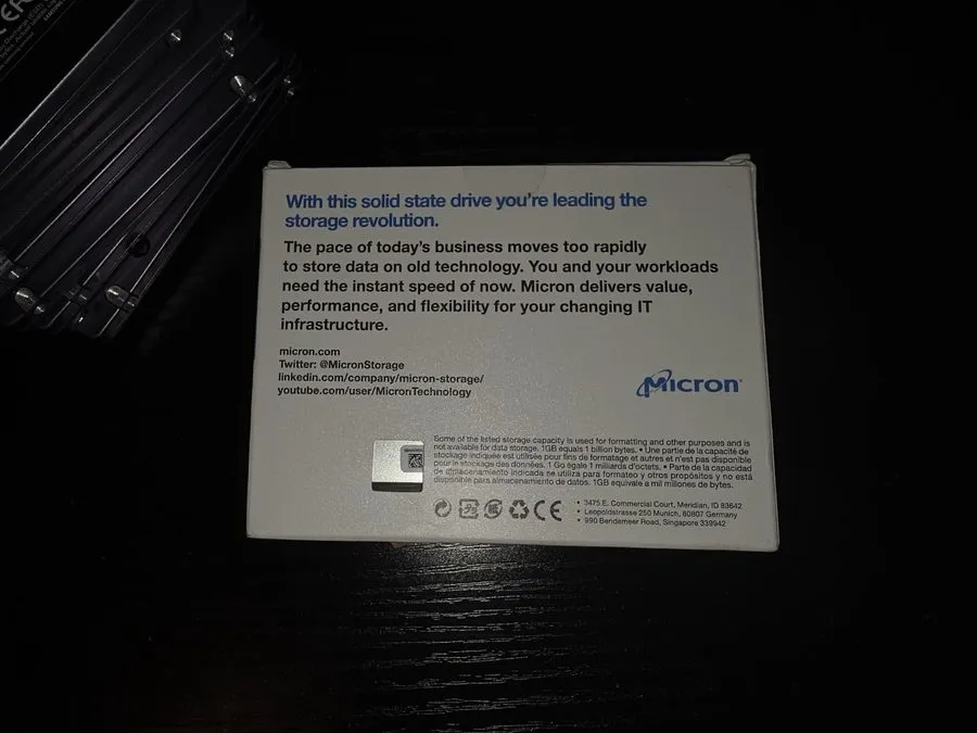 SSD-накопитель Micron 5210 ION 7.68TB SATA 6Gb/s QLC 2.5" Enterprise SSD MTFDDAK