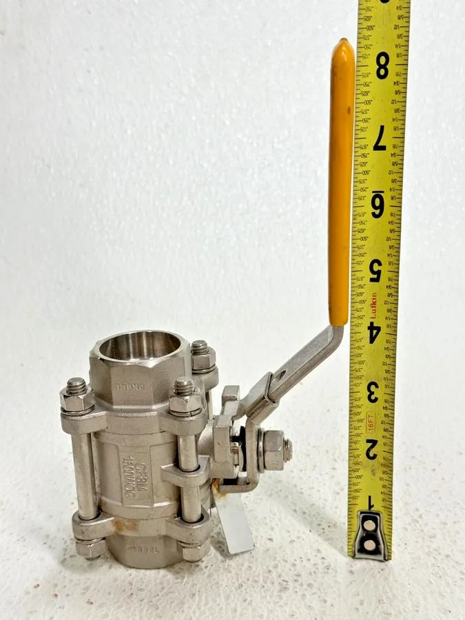 Клапан APOLLO 86A-207-01 Stainless Ball Valve 1-1/2" Socket End Full Port 1500-p — фото лота 2