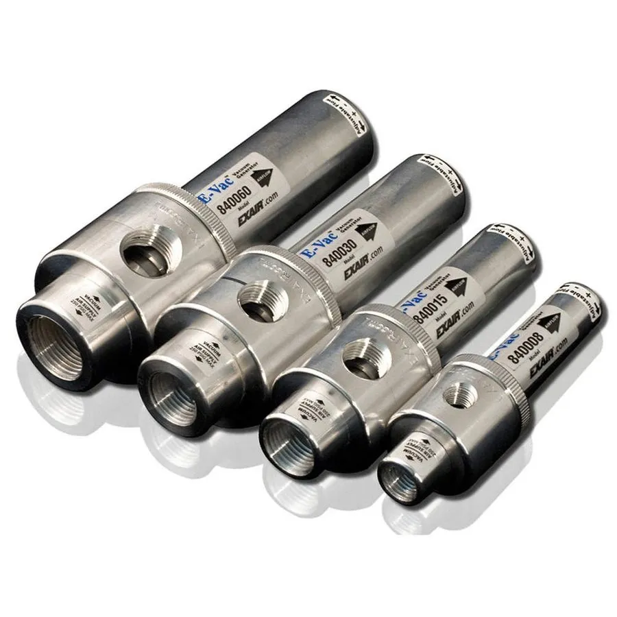 Вакуумный эжектор EXAIR 840030 Vacuum Ejector,1039Lpm,3/8 in. (F)NPT 20CL82 — фото лота 1