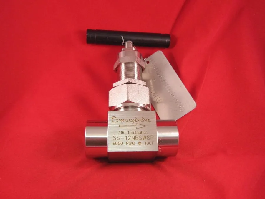 Клапан Swagelok SS 1/2" Severe-Service Union-Bonnet Needle Valve, SS-12NBSW8P