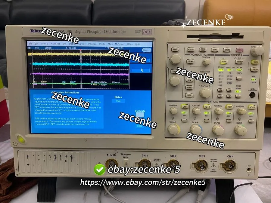 Осциллограф Tektronix TDS5034B Oscilloscope Digital 4ch 350MHz Bandwidth 5GS/s