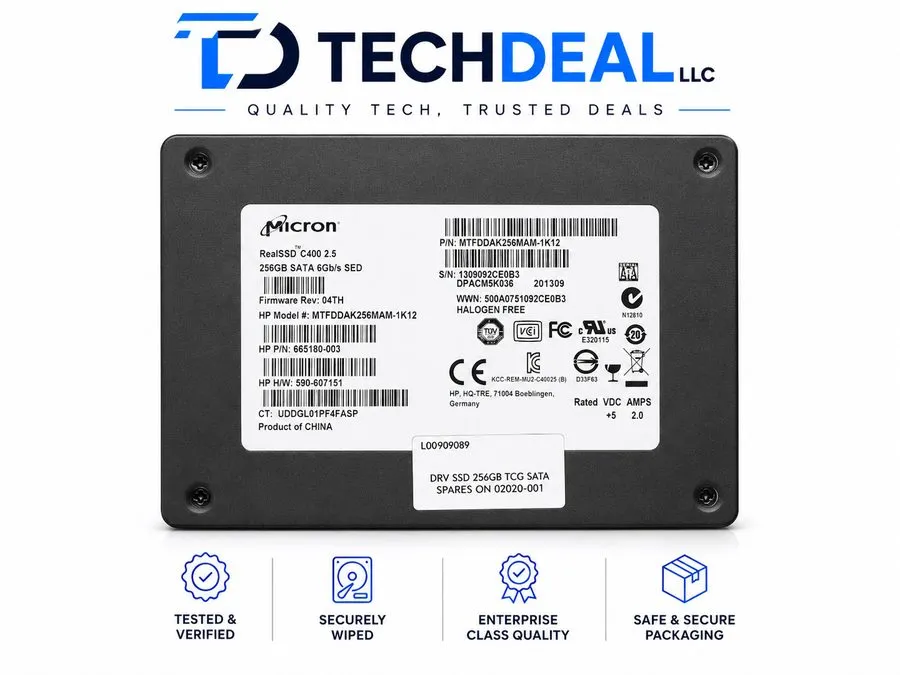 SSD-накопитель Micron MTFDDAK256MAM-1K1 256GB 6Gb/s SATA 7mm 2.5" Solid State SS — фото лота 1
