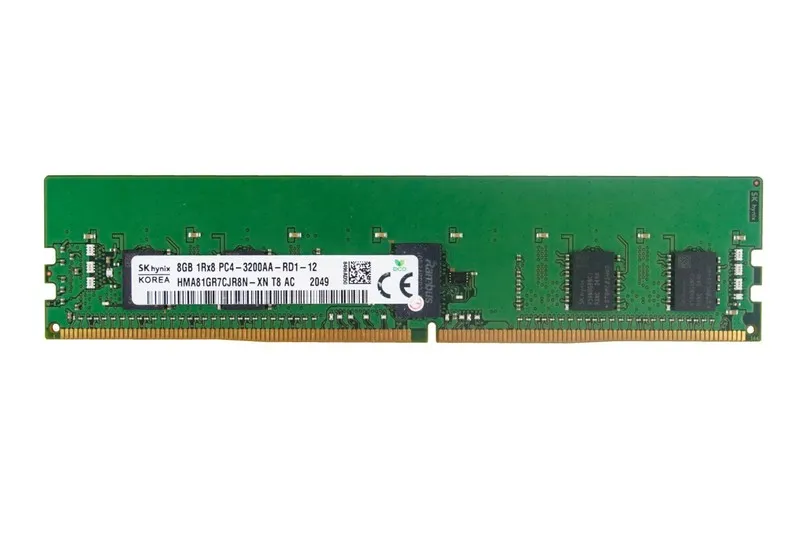 Модуль памяти SK Hynix 8GB 3200MHz DDR4 RDIMM PC4-3200AA RAM HMA81GR7CJR8N-XN