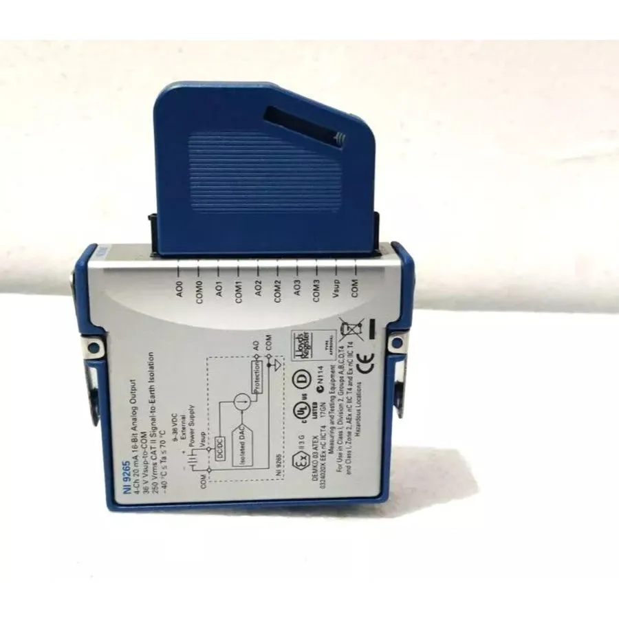Модуль National Instruments NI-9265 4 Channel/Analog Output 20mA Module