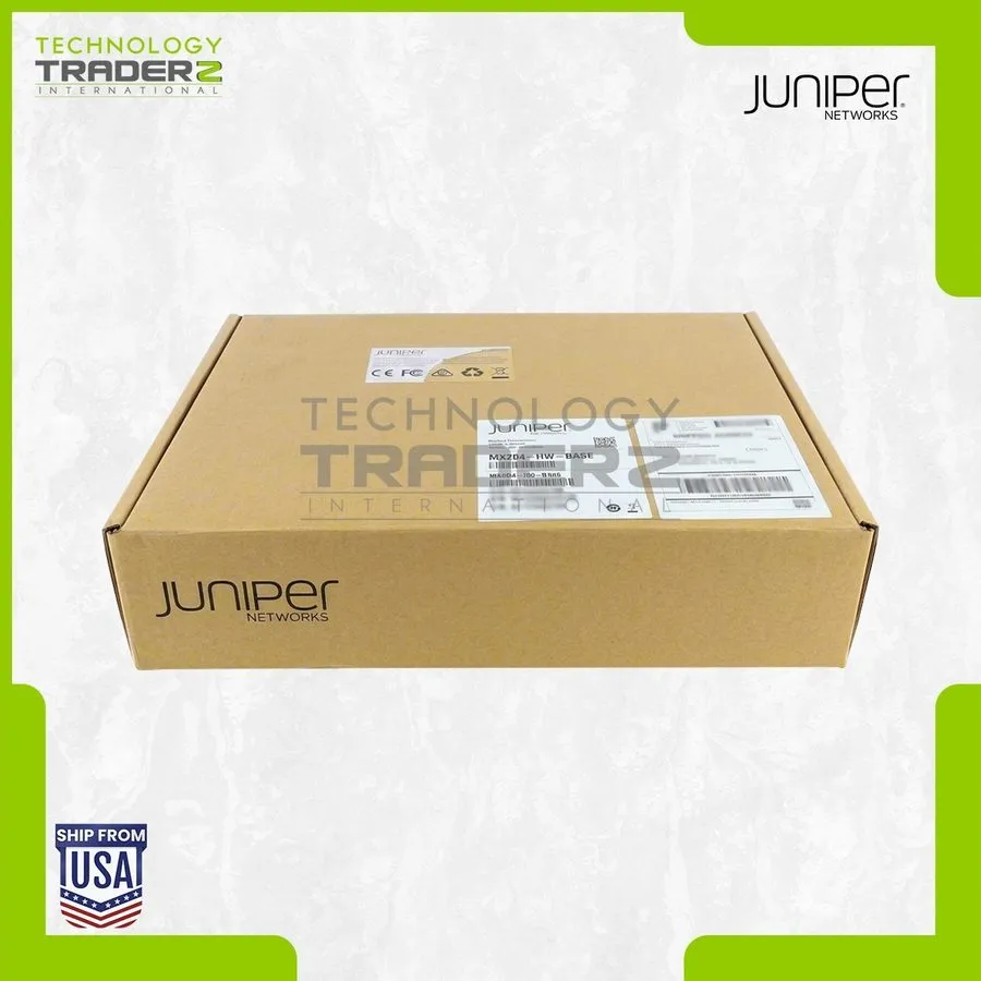 Маршрутизатор Juniper Networks MX204-HW-BASE Dual AC Power Router