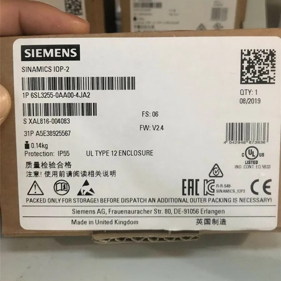 Частотный преобразователь SIEMENS 6SL3255-0AA00-4JA2 G120 Operation Panel