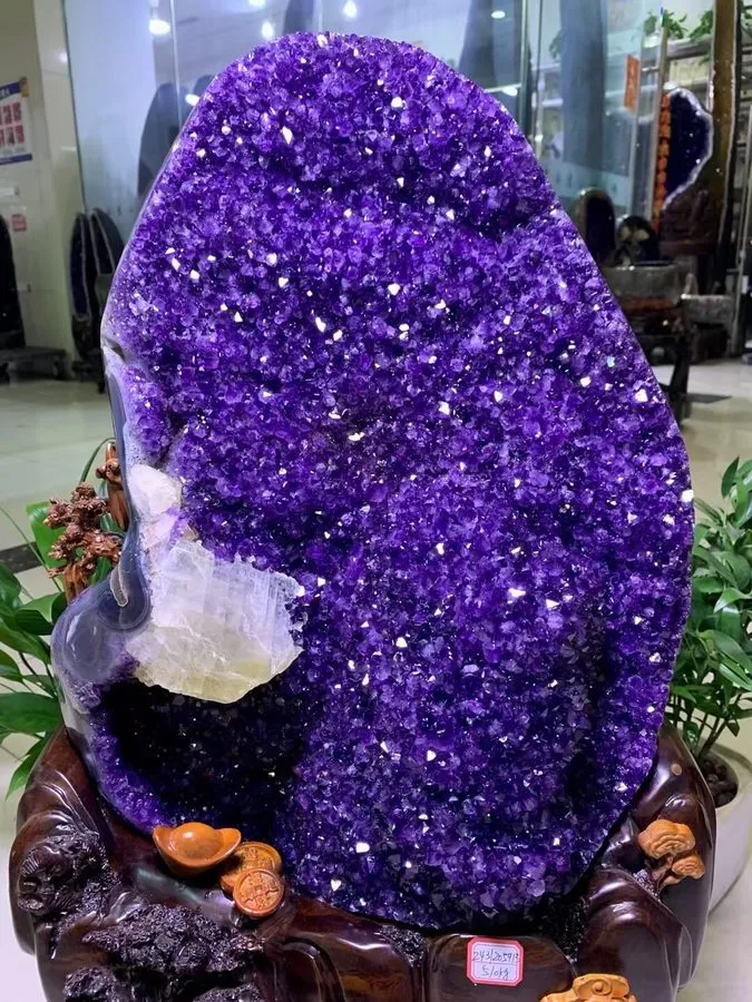 Лабораторный прибор 112.2LB TOP Natural amethyst geode quartz cluster crystal ca