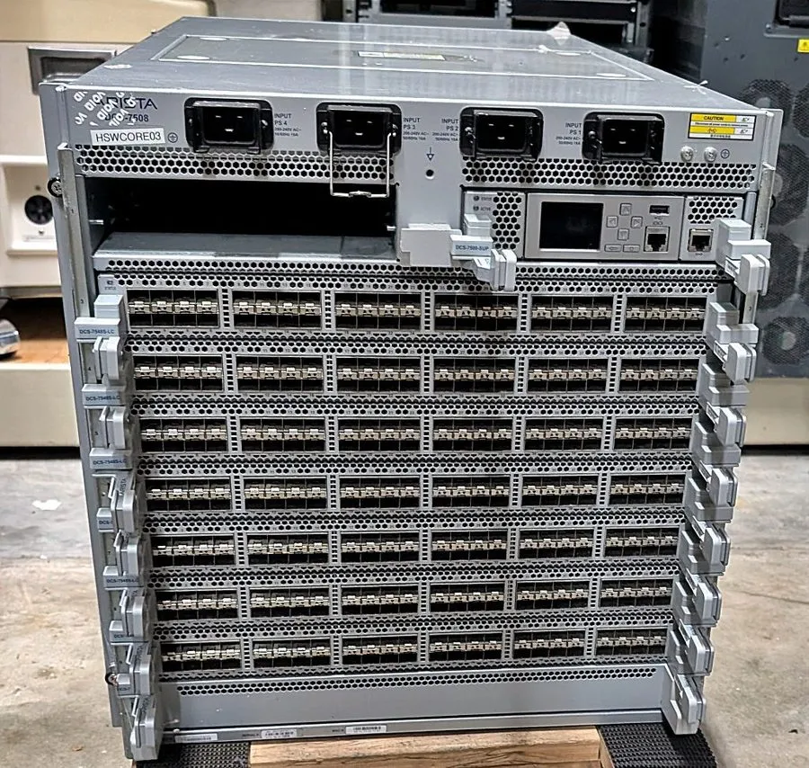 Коммутатор Arista DCS-7508 Chassis 2x DCS-7500-SUP2 6x DCS-7508E-FM 4x PWR-2900A