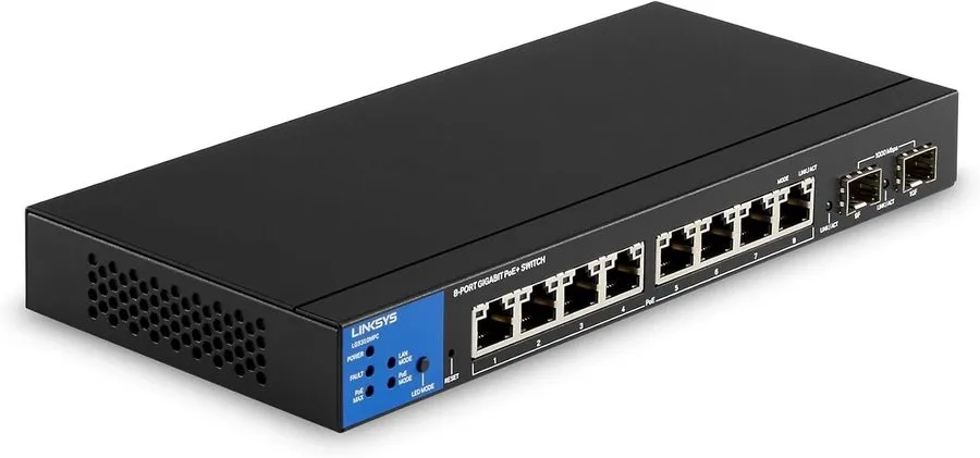 Коммутатор Linksys LGS310MPC 8-Port Managed Gigabit PoE+ Switch 2x 1G SFP 110W T