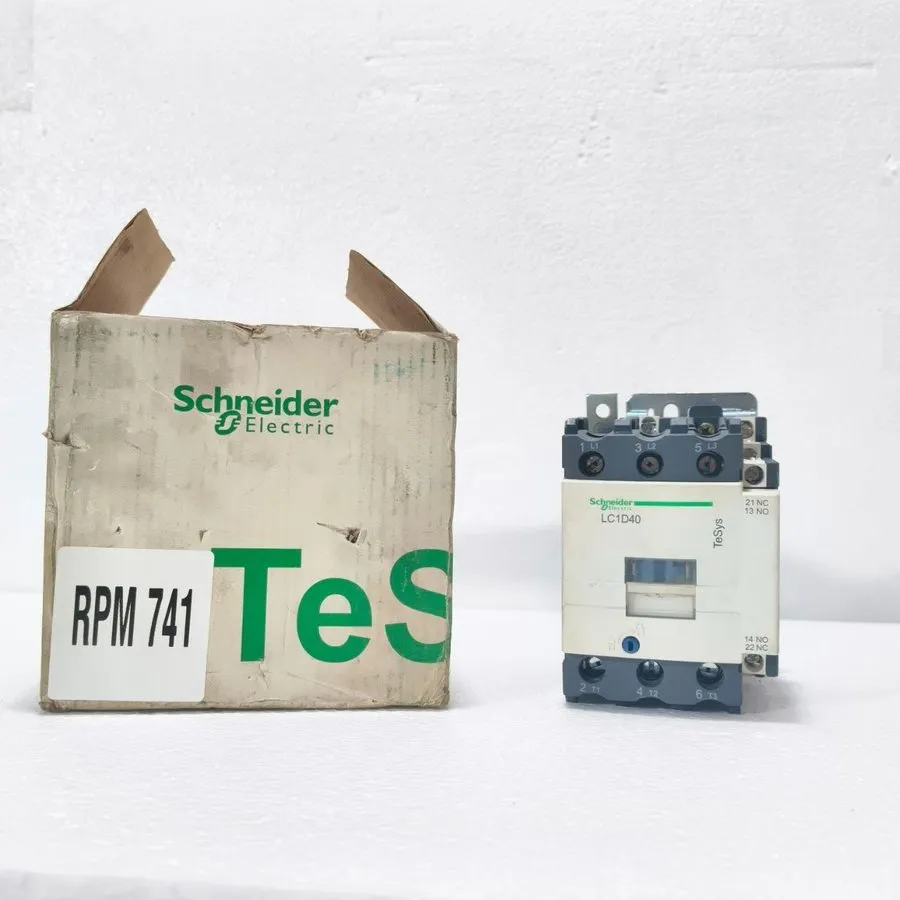 Контактор 1 x LC1D40M7C Schneider Electric TeSys D AC Contactor 40A 220V