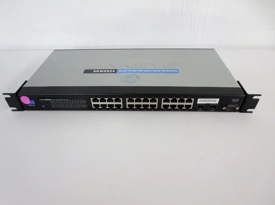 Коммутатор CISCO SRW2024 24-port Gigabit Switch WebView