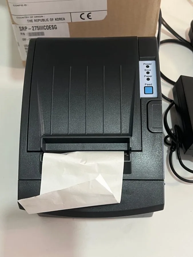 Принтер чеков BIXOLON SRP-350PLUSIII Thermal Receipt Printer, WORKS GREAT
