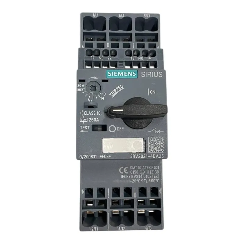 Автоматический выключатель Siemens 3RV2021-4BA25 Motor Protection Circuit Breake — фото лота 4