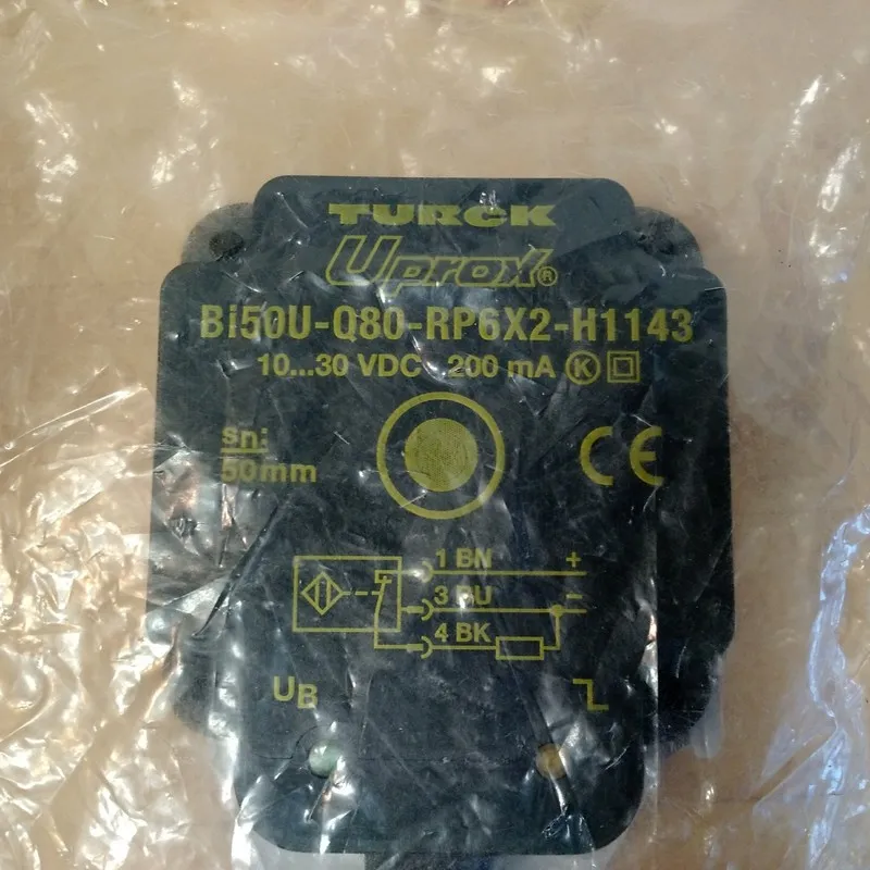 Датчик приближения Turck Bi50U-Q80-RP6X2-H1143 Proximity Sensor, 10-30VDC, 200mA