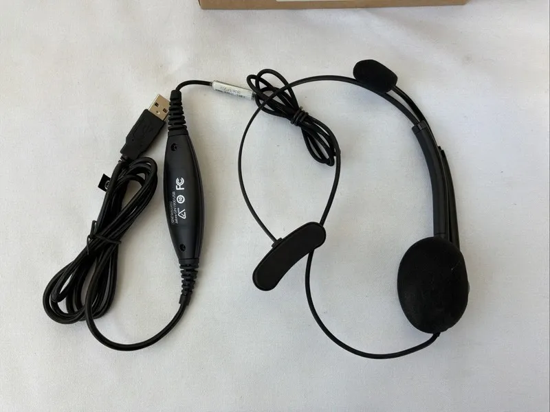 VoIP-шлюз Jabra GN1900 Mono Quick Disconnect Headset Noise Canceling, Boom Mic — фото лота 2