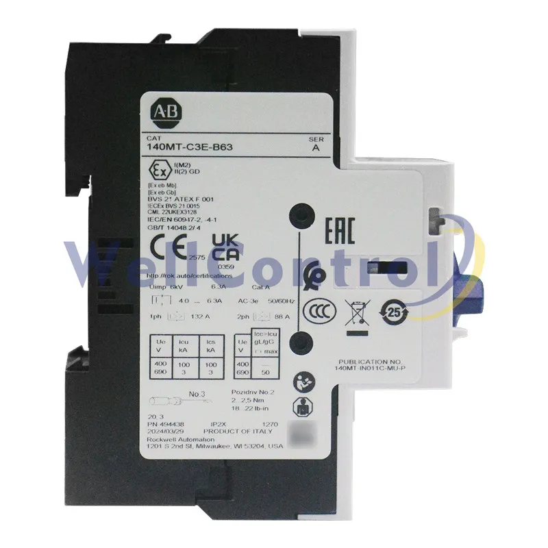 Автоматический выключатель Allen Bradley Motor Protection Circuit Breaker 140MT-