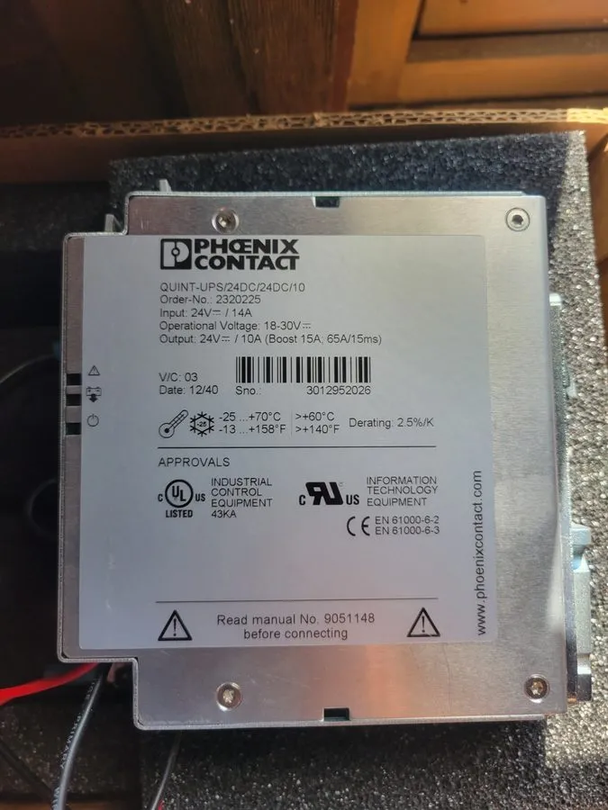 Блок питания Phoenix Contact 2320225 QUINT-UPS/24DC/24DC/10 Power Supply — фото лота 2