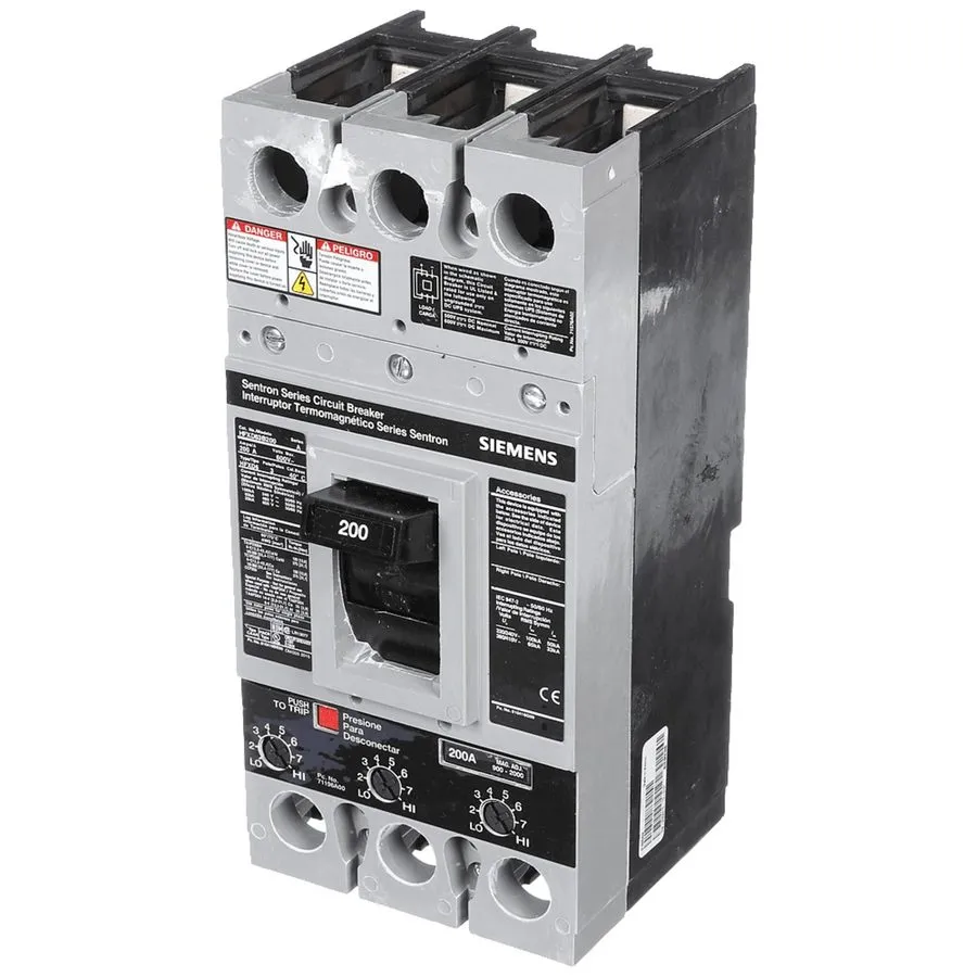 Автоматический выключатель Siemens HFXD63B200 Sentron Molded Case Circuit Breake