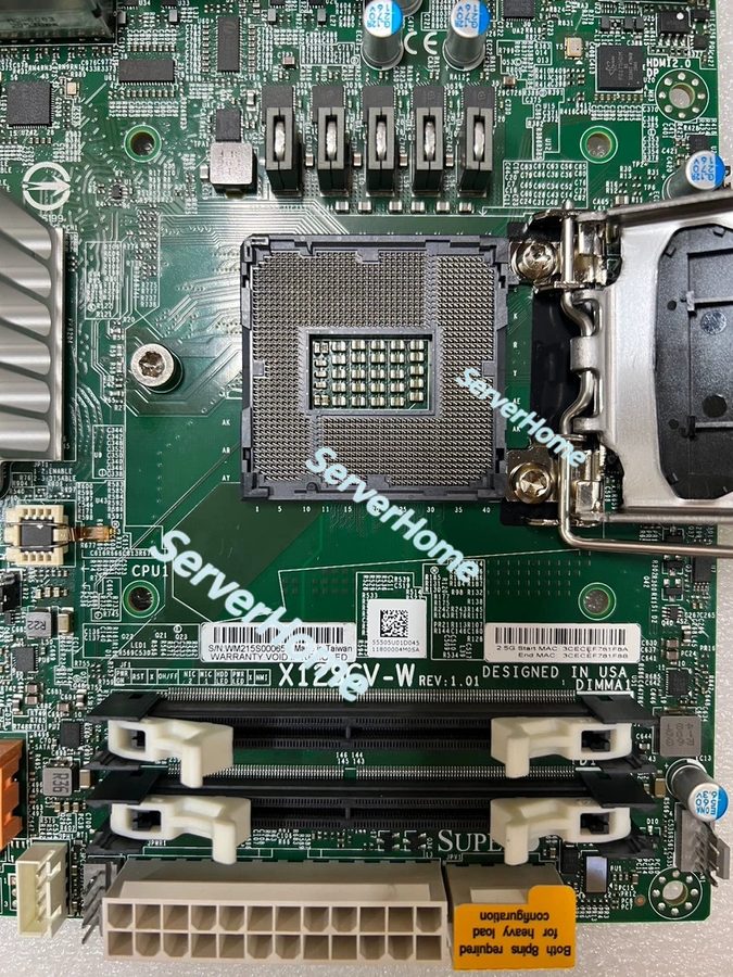 Материнская плата SuperMicro X12SCV-W Motherboard Mini ITX, Comet Lake PCHW480E,