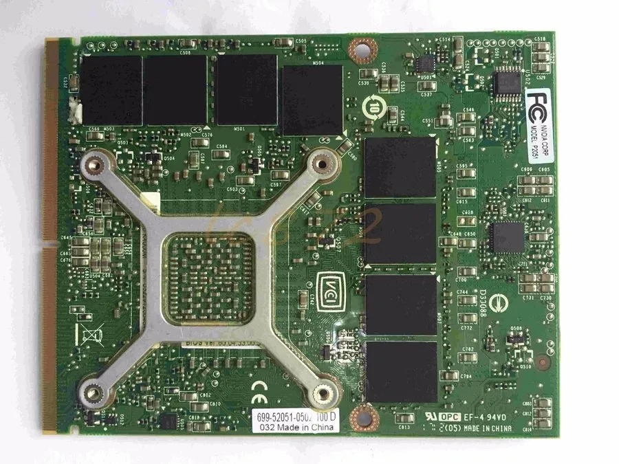 GPU-ускоритель HP 665787-001 689281-001 NVIDIA Quadro K4000M 4GB MXM N14E-Q3-A2 