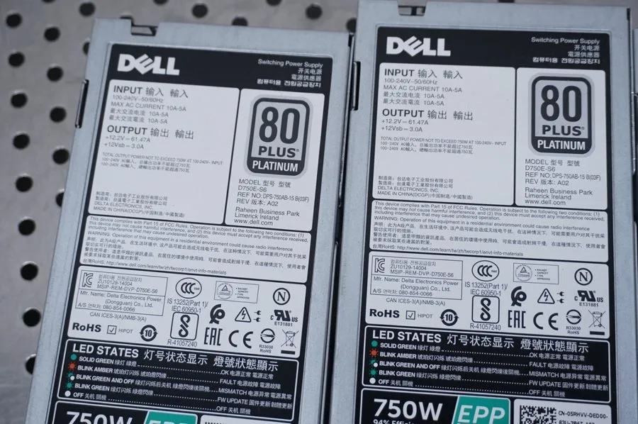 Блок питания Dell PowerEdge R730 R740 750W EPP Switching Power Supply 5RHVV 05RH