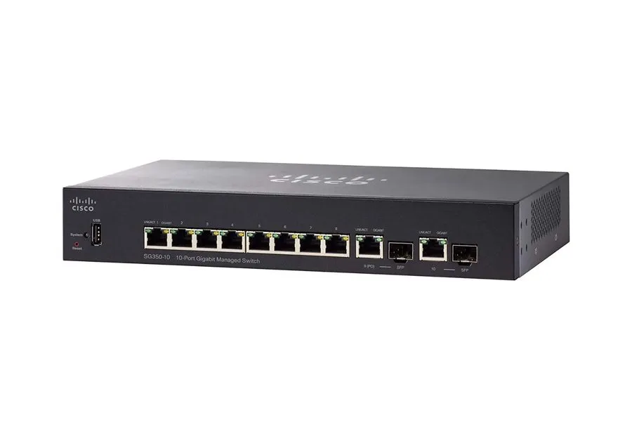 Коммутатор Cisco SG350-10 10-Port Gigabit Managed Switch SG350-10-K9-NA