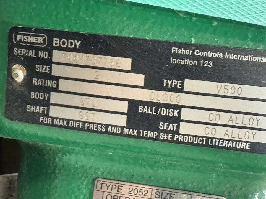 Клапан Fisher 3/4" 300# Actuated Control Valve Type 667 w/ Fieldvue DVC6200 Posi