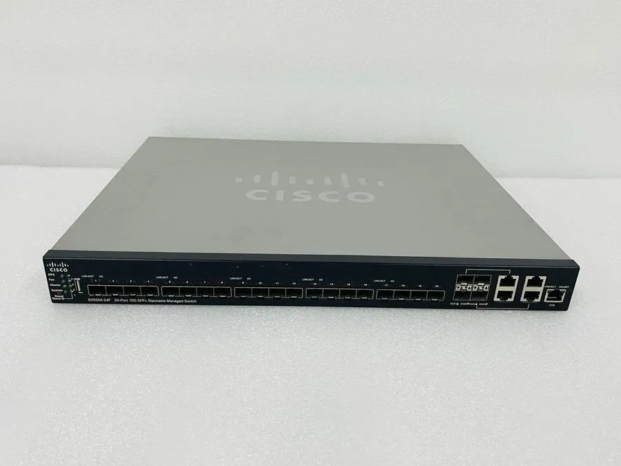 Коммутатор Cisco SX550X-24F-K9 24-Port 10G SFP+ Managed Ethernet Switch — фото лота 1