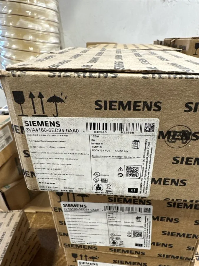Автоматический выключатель SIEMENS 3VA4180-6ED34-0AA0 Molded Case Circuit Breake