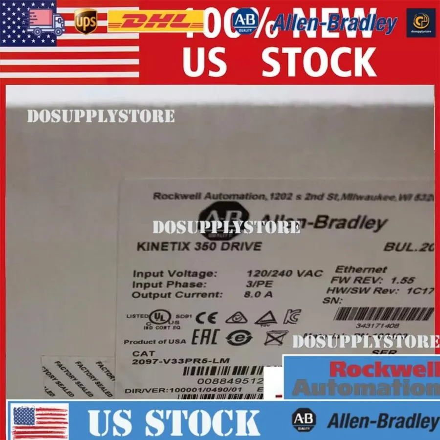 Сервопривод Allen-Bradley 2097-V33PR5-LM Kinetix 350 2.0kW Servo Drive