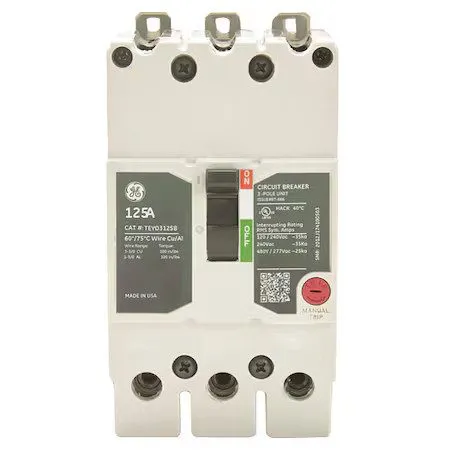 Автоматический выключатель GE General Electric TEYL3125B Circuit Breaker 125A 48