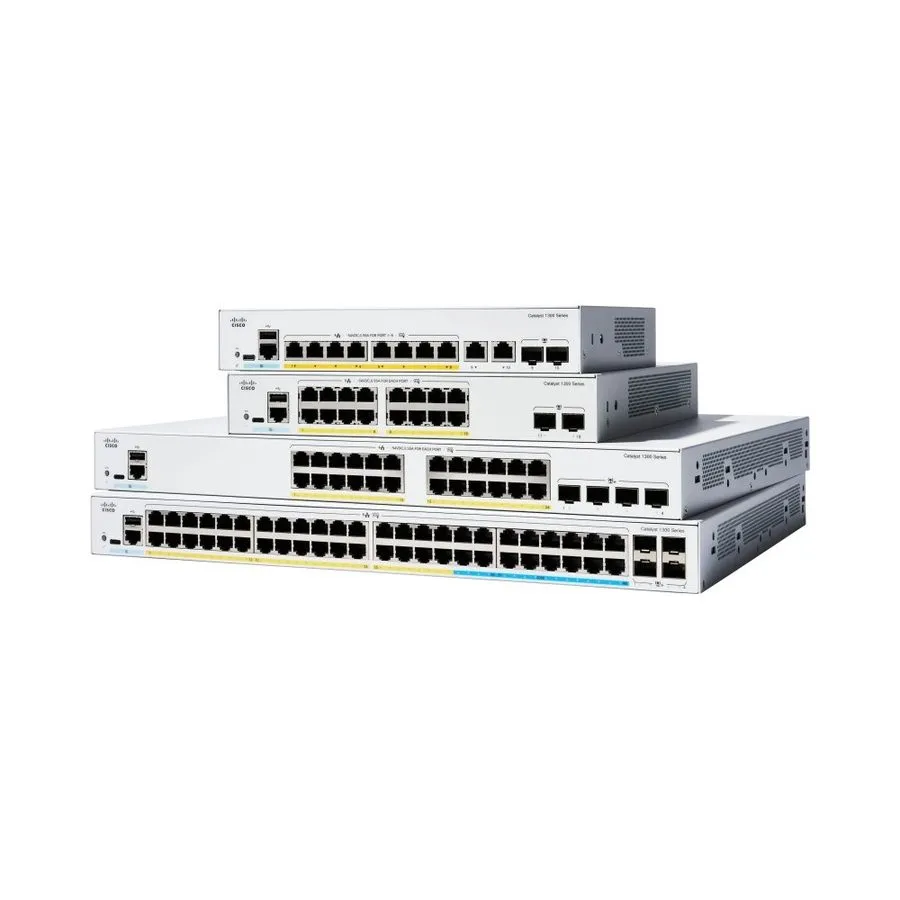 Коммутатор Cisco C1300-8P-E-2G Catalyst 8-Port Gigabit PoE+ Switch