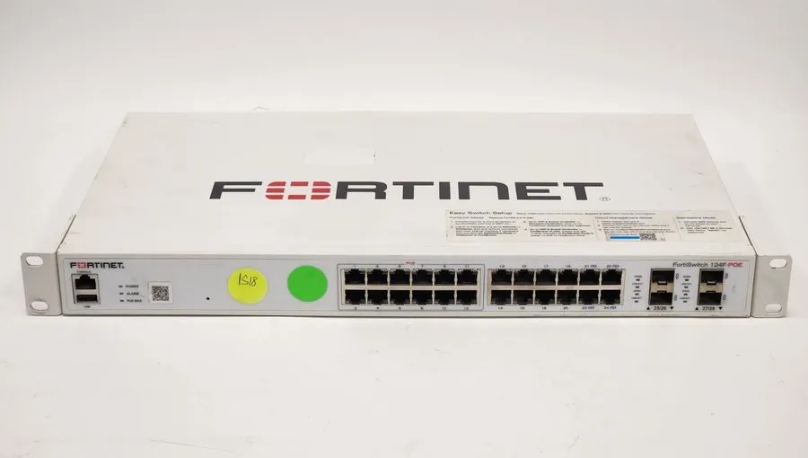 Коммутатор Fortinet FortiSwitch FS-124F-POE FortiGate Managed Switch 24xGE LAN p — фото лота 1