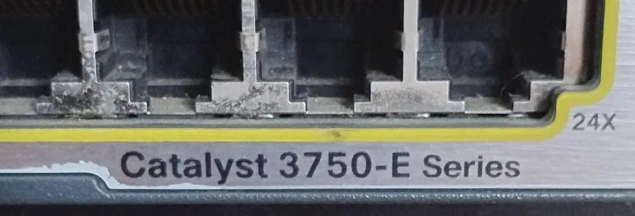 Коммутатор Cisco Catalyst 3750-E Series PoE-24 24 Port Ethernet Switch Governmen — фото лота 2
