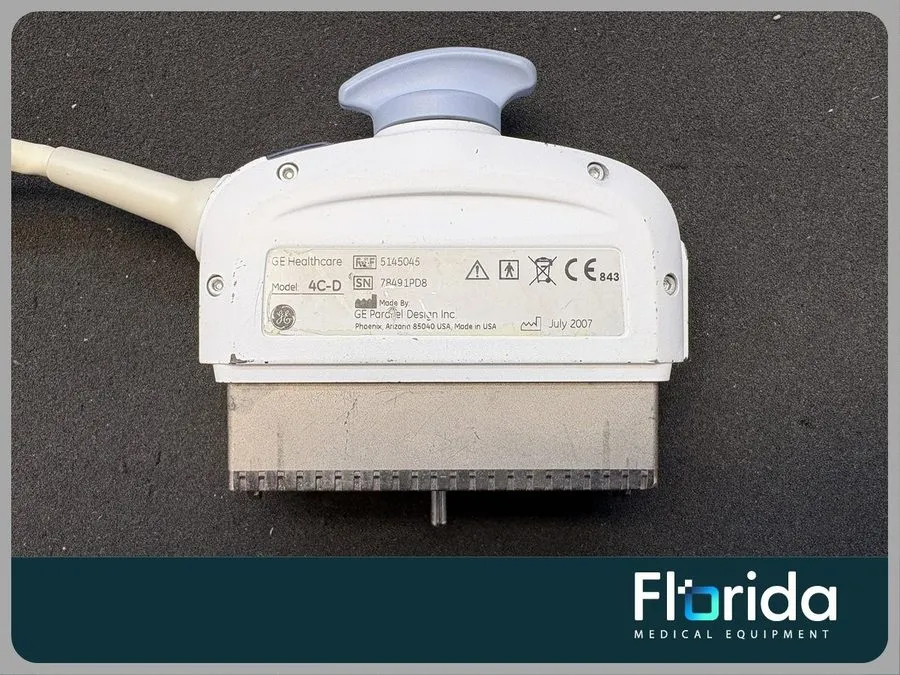 УЗИ-датчик 2007 GE 4C-D CURVED ARRAY ULTRASOUND TRANSDUCER PROBE REF: 5145045 — фото лота 1