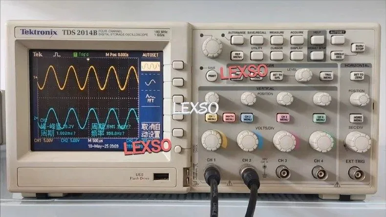 Осциллограф Tektronix TDS2014B 100MHz 4 Channel 1GS/s Color Oscilloscope Digital